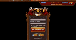 Desktop Screenshot of br.forgeofempires.com