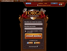 Tablet Screenshot of br.forgeofempires.com