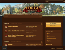 Tablet Screenshot of forum.ro.forgeofempires.com