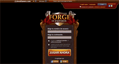 Desktop Screenshot of es.forgeofempires.com