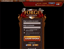 Tablet Screenshot of es.forgeofempires.com