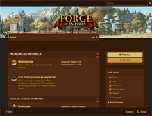 Tablet Screenshot of forum.pl.forgeofempires.com